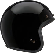 Casco de moto retro Bell Custom 500 sólido ECE inspirado en 1954, forma ovalada, ajuste discreto, comodidad moderna, color: negro, talla: XL