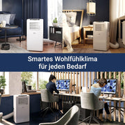 SUNTEC Aire acondicionado portátil Impuls 2.6 Eco R290 – Aire acondicionado móvil y silencioso con tubo de escape – Enfriador y deshumidificador para habitaciones de hasta 34 m² – Refrigeración móvil para hogar y oficina – 9.000 BTU | 2600 vatios