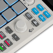 Muestreador MPC, sampler, secuenciador, procesador de efectos MPCSAMPLE con batería, USB-C, altavoz, micrófono y 16 pads