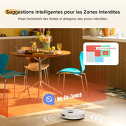 Roborock Q7 M5 Set Robot Aspirador y Fregasuelos 10 000 Pa, Doble Diseño Antienredos, Duración de Limpieza Prolongada, Navegación con LiDAR Preciso, APP, Blanco