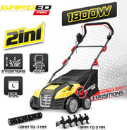 Escarificador aireador eléctrico GARDEO PRO 1800W - 40cm