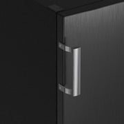 Congelador CHiQ FSD166NE4E 166 L, tecnología No Frost, puerta reversible, acero inoxidable negro, 144 cm de altura