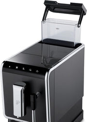 Cafetera automática Tchibo Esperto Latte con función de espumado de leche para Caffè Crema, Espresso y especialidades de café, antracita