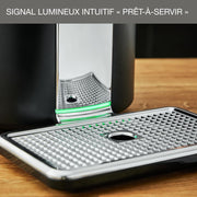 Krups Beertender Tirador de Cerveza, Barriles de 5 L, Marcas del grupo Heineken, Indicador luminoso, Temperatura y espuma perfectas, Cerveza fresca, Fácil instalación, Compacto negro VB450E10