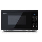 Microondas Sharp YC-MS02E-B - 20L - 800W - Negro