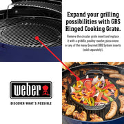 Barbacoa de carbón Weber Master-Touch 14516001, azul océano profundo