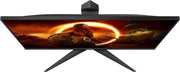 Monitor AOC Gaming 24G2SP FHD 24" 165 Hz, 1 ms, FreeSync Premium (1920 x 1080, VGA, HDMI, DisplayPort) Negro/Rojo