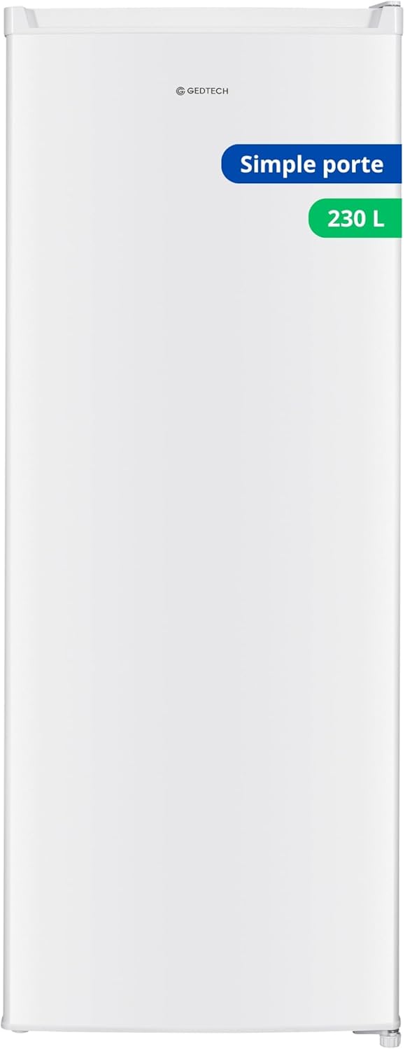 GEDTECH Refrigerador clásico GSP230WH - una puerta - 230L - Frío estático