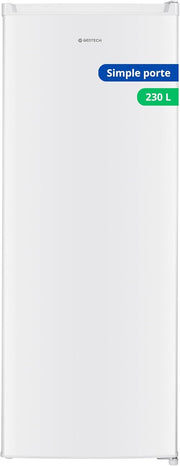 GEDTECH Refrigerador clásico GSP230WH - una puerta - 230L - Frío estático