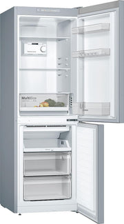 Bosch KGN33NLEB Serie 2 Frigorífico combinado de libre instalación - 282L - An 60cm x Al 176cm - Acero inoxidable