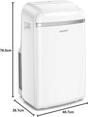 Aire acondicionado portátil Comfee MPD1-12CRN7, 12000 BTU 3,5kW, refrigeración, ventilación y deshumidificación, tamaño de habitación hasta 117m³ (43㎡), aire acondicionado móvil con tubo de escape
