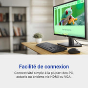 Dell SE2725H Monitor PC 27" Full HD (1920x1080), 75Hz, VA, 5ms, VESA (100x100mm), HDMI, VGA, Garantía de 3 años, Negro