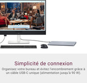 Monitor Dell 32 Plus - S3225QC, 4K UHD (3840x2160), 120Hz, QD OLED, 0.03ms, AMD FreeSync Premium Pro, HDR True Black 400, Dolby Vision, altavoces integrados, 3 USB-C, HDMI, 3 años de garantía