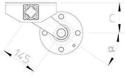 Eje de remolque MAXTER 750KG 4TR 100 - EAB a medida
