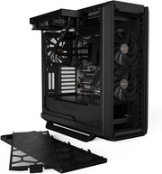 be quiet! Caja de PC Silent Base 802 Black, 3 ventiladores Pure Wings de 140 mm, 2 paneles superiores y frontales intercambiables, bandeja de placa base desacoplada