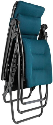 Lafuma MOBILIER - Tumbona relax Zero Gravity acolchada para jardín - XL - Rsx Clip XL - AirComfort® - Azul Coral LFM2059_6893 - 5 años de garantía