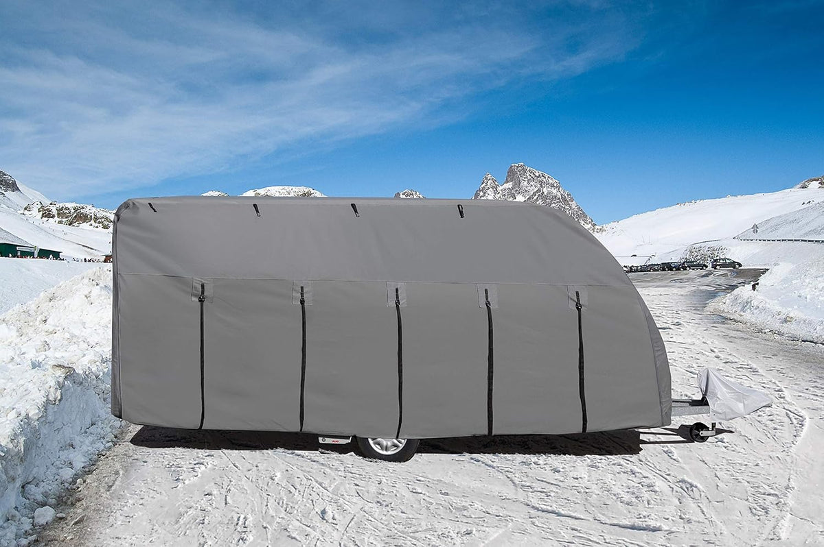 Aequator - Funda protectora para caravanas, 600-650 cm