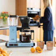 Moccamaster KBG Select, cafetera, cafetera retro, café de filtro, color blanco hueso, 1,25 L