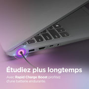 Lenovo IdeaPad 3 17ABA7 - Portátil 17.3'' HD+ (AMD Ryzen 7 5825U, RAM 8GB, SSD 512GB, Gráficos AMD Radeon, Windows 11 Home) Teclado AZERTY Francés - Gris