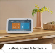 Echo Show 5 (nueva generación) | Pantalla táctil inteligente compacta con Alexa para el control de tu hogar digital y más | Antracita
