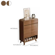 Mueble zapatero moderno de madera para recibidor, tamaño mediano