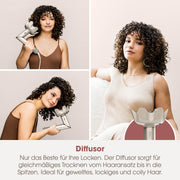 Shark FlexStyle 5 en 1, moldeador de aire y secador de pelo, accesorio rizador Auto-Wrap, cepillo plano, cepillo ovalado, concentrador, difusor, estuche de almacenamiento, sin daños por calor, negro/oro rosa, HD440EU