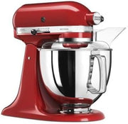 Robot de cocina KitchenAid Artisan, 4,8 litros, incluye accesorios, picadora de carne, cortador de verduras, accesorio para zumos, kit de repostería con 2 moldes y 1 bandeja para horno, mega set de invierno
