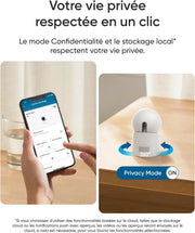 Cámara de seguridad para interiores E30 de eufy, paquete de 2, cámara de vigilancia 4K UHD, giro e inclinación de 360°, visión nocturna a color, detección por IA, seguimiento automático, funciona con HomeKit