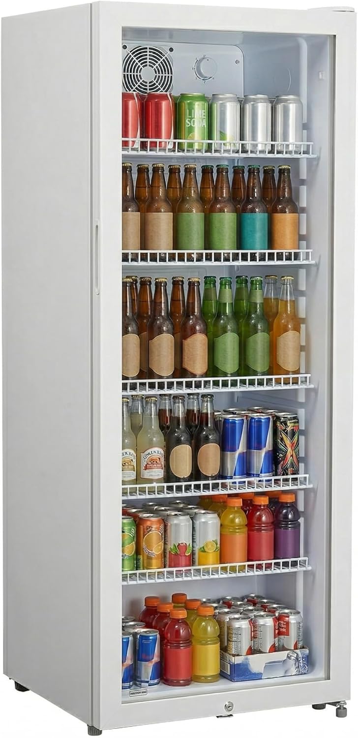 Refrigerador de bebidas METRO Professional GSC4240, 237 L, 110 W, 6 estantes ajustables, blanco