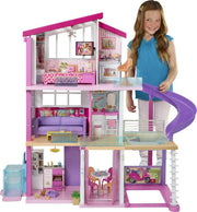 Casa de muñecas Barbie Dreamhouse con más de 70 accesorios, ascensor que funciona, luces y sonidos