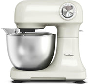 Moulinex, Bake Simple, Robot pastelero, compacto, fácil de usar, batidor de varillas, batidor y gancho amasador, QA141AF0