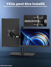 Monitor portátil HONGO 4K, pantalla portátil para portátil de 17.3" 3840x2160 IPS con 100% sRGB, monitor externo para portátil, PC, Mac, Switch, segunda pantalla portátil USB C