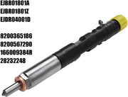 Juego de 4 inyectores de combustible diésel nuevos EJBR01801A / EJBR01801Z, compatibles con Renault Clio Kangoo Megane Scenic 1.5 DCi