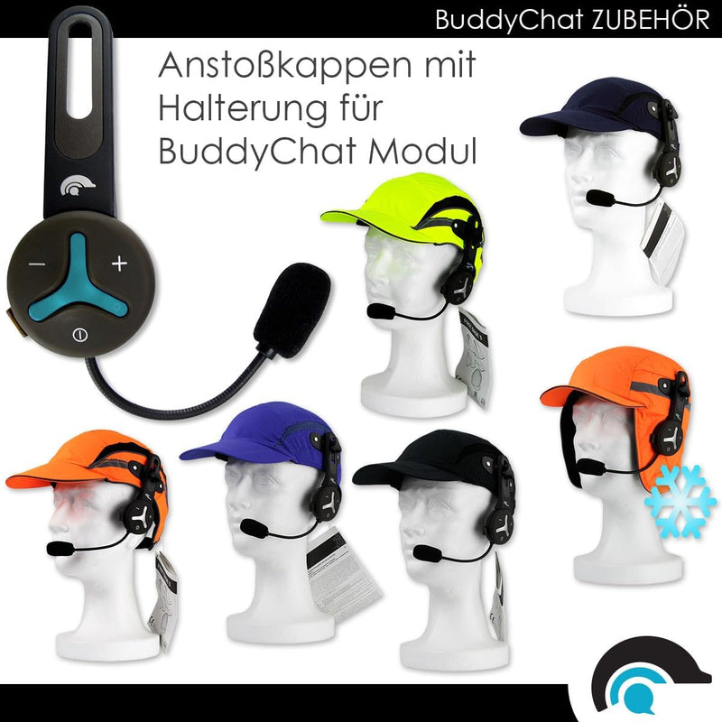 @tec BuddyChat Trio - Módulo de auricular Bluetooth® 3X para sistema de intercomunicación de hasta 3 personas (intercomunicador, manos libres) con un alcance de hasta 1 km