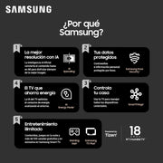 Samsung TV QLED 4K 2024 75Q60D Smart TV de 75" con más de mil millones de colores, colores certificados, el mejor Smart TV y controla tu hogar con SmartThings