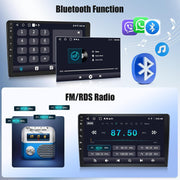 Autorradio OiLiehu 2G+64G Android 13 para Renault Trafic 2, Opel Vivaro A, Nissan Primastar 2006-2014 con CarPlay y Android Auto inalámbricos, pantalla táctil de 10,1", GPS, WiFi, Bluetooth, FM/RDS, ecualizador, mandos al volante y cámara.