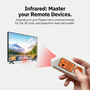 Flipper Zero Multitool de código abierto personalizable, lector RFID NFC, mando a distancia por infrarrojos, explorador de señales inalámbricas, blanco