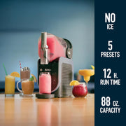 Máquina para granizados y bebidas congeladas Ninja SLUSHi con tecnología RapidChill | Recipiente de llenado fácil de 88 oz | 5 programas preestablecidos | Prepara margaritas, frappés y más | Con piezas aptas para lavavajillas | Negro | FS301