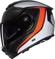Casco Nolan X-903 Ultra Carbon Intrigo N-COM, negro/gris/naranja, M (58)