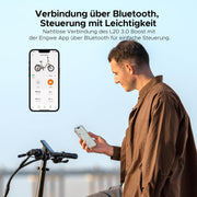 Bicicleta eléctrica ENGWE L20 3.0 Boost, batería de 48 V 13,5 Ah, hasta 135 km, sensor de par y frenos hidráulicos, neumáticos de 20 x 3,0, compatibilidad con aplicaciones