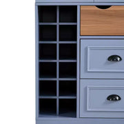 Despensa de cocina independiente Whisen de 71'' de altura, armario de almacenamiento grande para comedor, alacena con 4 puertas plegables, estantes y botelleros