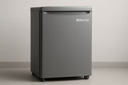 Refrigerador compacto de 90 l, gris