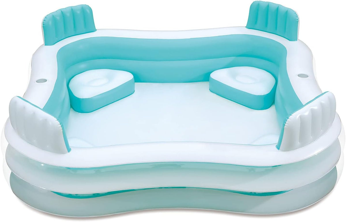 Piscina inflable con 4 asientos 223 x 223 x 66 cm Summer Waves