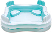 Piscina inflable con 4 asientos 223 x 223 x 66 cm Summer Waves