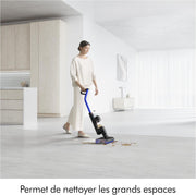 Dyson WashG1 Limpiador de suelos duros – Limpieza en húmedo potente (Negro/Azul)