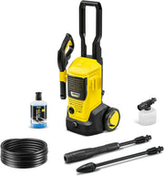 Limpiadora de alta presión KÄRCHER K 5, 145 bar, 500 l/h, 40 m²/h, 6,3 kg, pistola de alta presión, boquilla rotativa, lanza Vario Power, boquilla de espuma