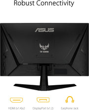 ASUS TUF Gaming VG277Q1A - Monitor gaming eSports 27" FHD - Panel VA - 165Hz - 1ms - 1920x1080 - 350cd/m² - DisplayPort y 2x HDMI - Altavoces - AMD FreeSync Premium - Extreme Low Motion Blur
