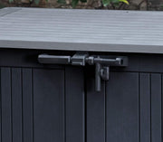 Cobertizo horizontal para cubos de basura KETER SIO Nova - 880 litros - Negro