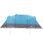 Tienda de campaña túnel para 4 personas impermeable azul 2025 V6491
