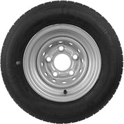 Rueda Completa para Remolque 195/55 R10C 98/96N – Neumático de Remolque Reforzado – Llanta de Acero de 10 Pulgadas 5x112 – Alta Capacidad